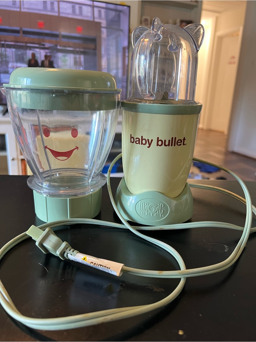 Baby Bullet Compact Food Grinder in Mint Green